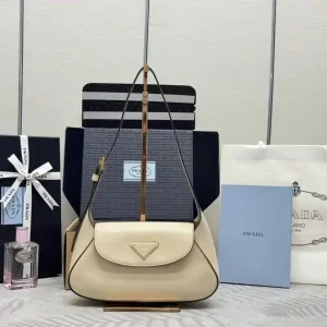 Prada  Small Shoulder Bag Beige