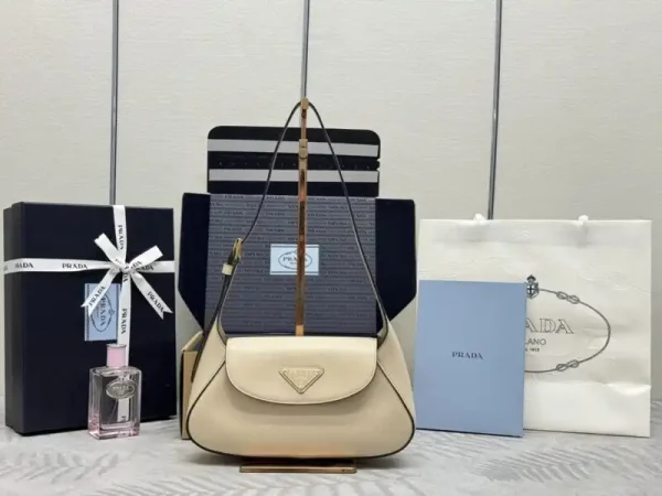 Prada  Small Shoulder Bag Beige