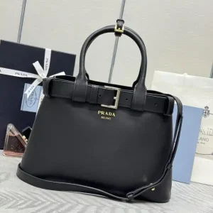 Prada  Black Buckle