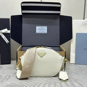 Prada  White Mini Shoulder Bag