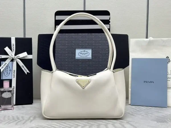 Prada  Medium White Shoulder Bag