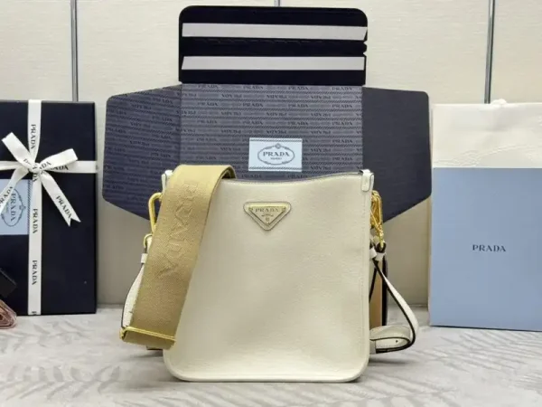 Prada  Saffiano Small Tote White