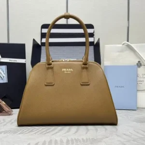 Prada  Large Saffiano Caramel