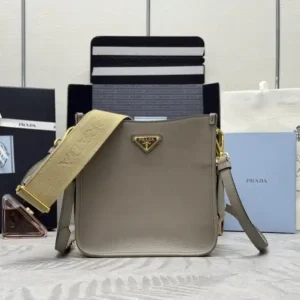Prada  Saffiano Small Tote Beige