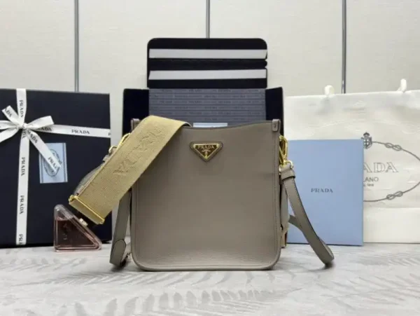 Prada  Saffiano Small Tote Beige