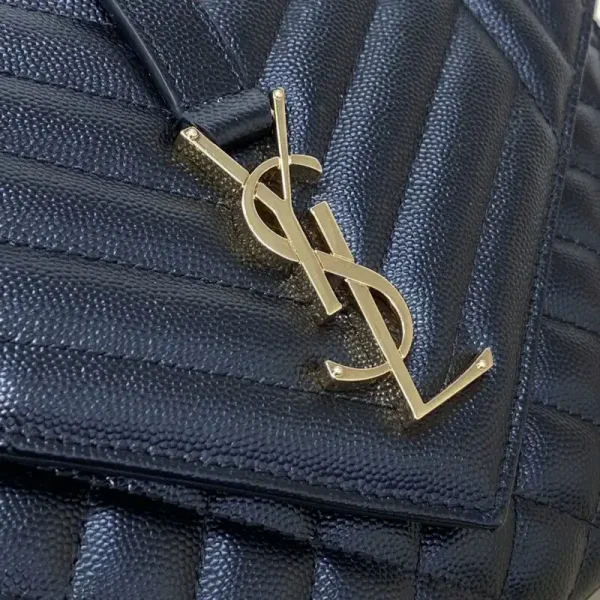 YSL Envelope Crossbody Black - Image 6
