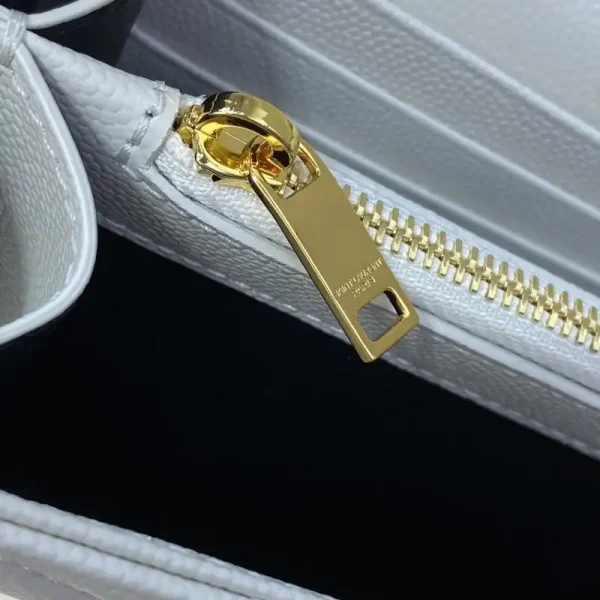 YSL Envelope Clutch White - Image 5