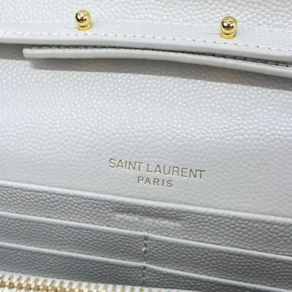 YSL Envelope Clutch White - Image 4