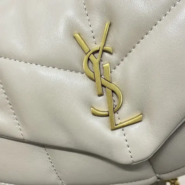 YSL Loulou Apricot Puffer - Image 6