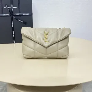 YSL Loulou Apricot Puffer