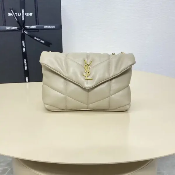 YSL Loulou Apricot Puffer