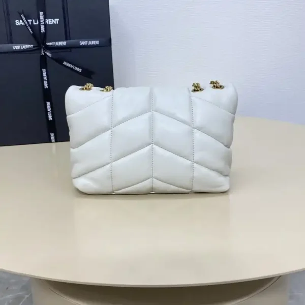 YSL Loulou  White Puffer - Image 5