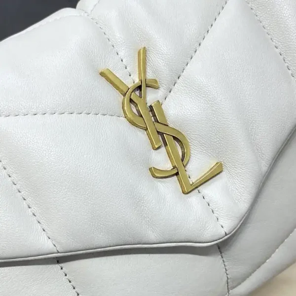 YSL Loulou  White Puffer - Image 12