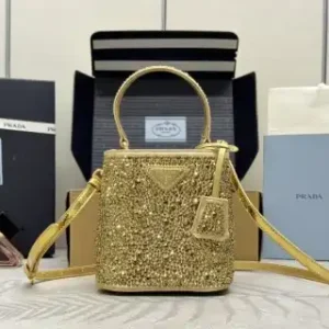 Prada Crystal Bucket Bag