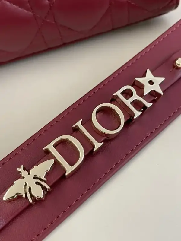 Lady Dior Bordeaux ABC - Image 7