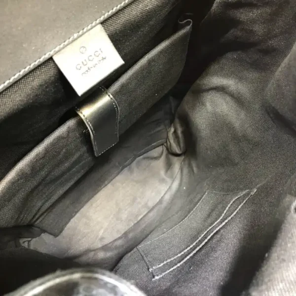 Gucci   Large Web Backpack Black - Image 9