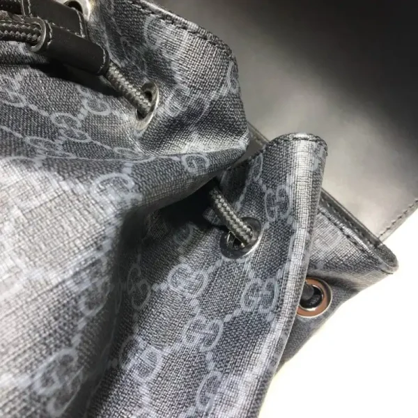 Gucci   Large Web Backpack Black - Image 7