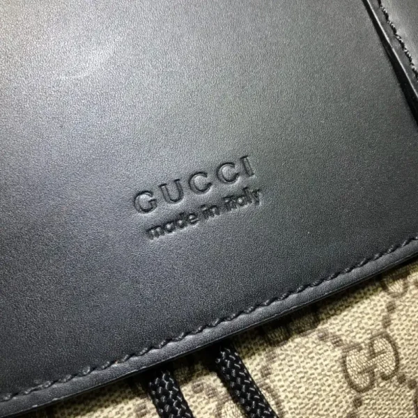 Gucci   Large Web Backpack Beige - Image 5