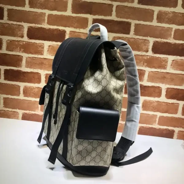 Gucci   Large Web Backpack Beige - Image 6