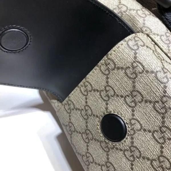 Gucci   Large Web Backpack Beige - Image 7