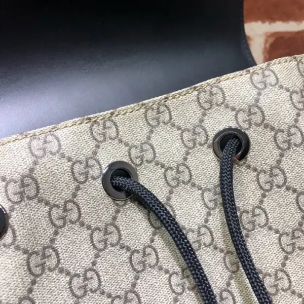 Gucci   Large Web Backpack Beige - Image 2