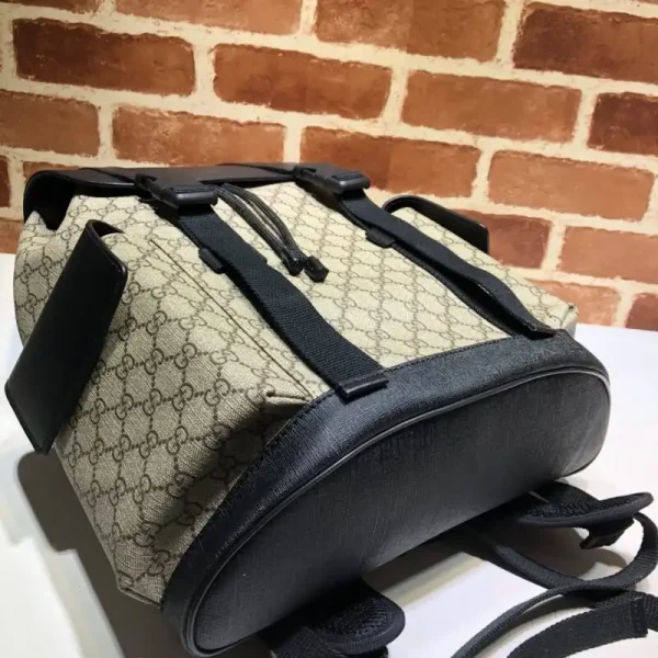 Gucci   Large Web Backpack Beige - Image 3