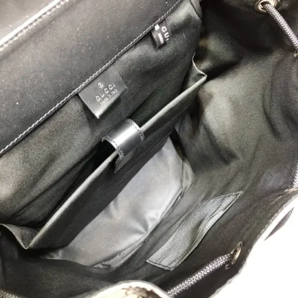 Gucci   Large Web Backpack Beige - Image 9