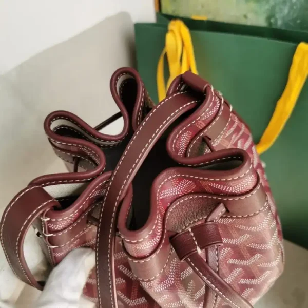 Goyard Pettit Flot  Bucket Bordeaux - Image 5