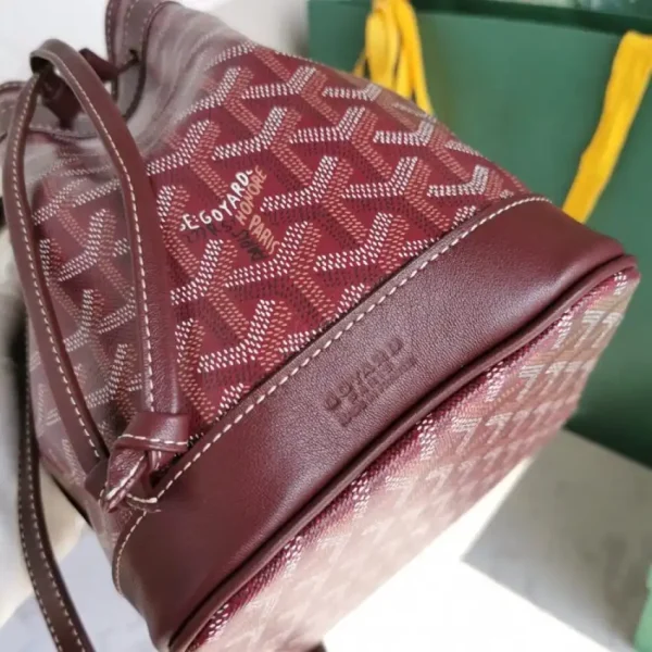 Goyard Pettit Flot  Bucket Bordeaux - Image 3