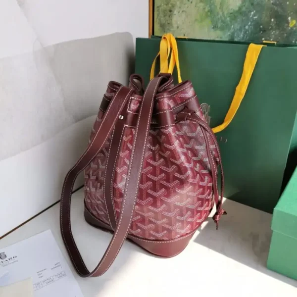 Goyard Pettit Flot  Bucket Bordeaux - Image 2