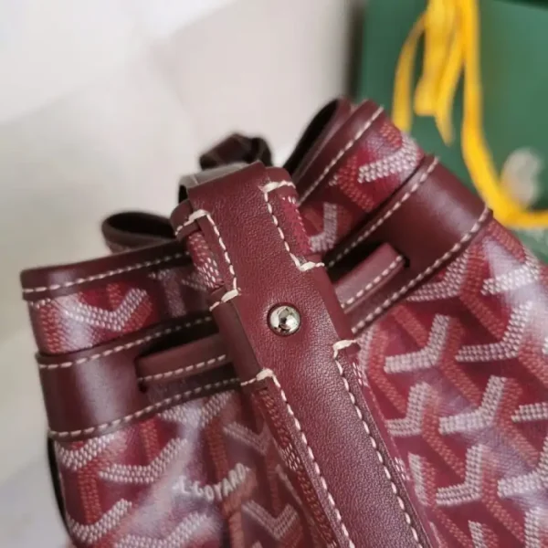 Goyard Pettit Flot  Bucket Bordeaux - Image 8