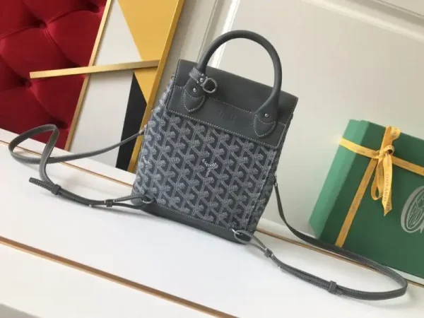 Goyard Alpi Mini Backpack Grey - Image 4