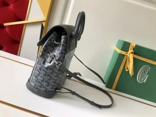 Goyard Alpi Mini Backpack Grey - Image 5