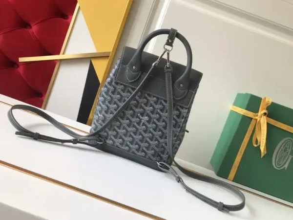 Goyard Alpi Mini Backpack Grey - Image 6