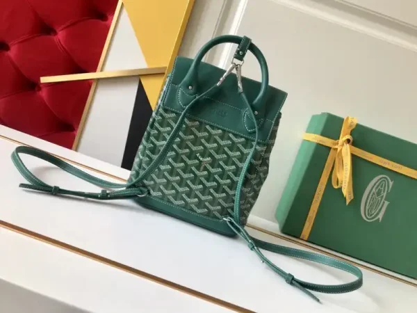 Goyard Alpi Mini Backpack Green - Image 2