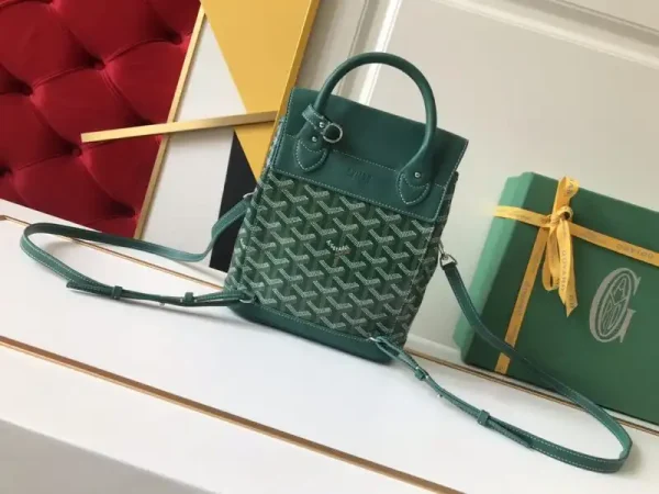 Goyard Alpi Mini Backpack Green - Image 3