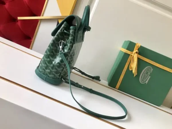 Goyard Alpi Mini Backpack Green - Image 4
