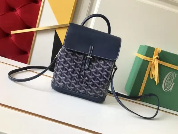Goyard Alpi Mini Backpack Dark Blue