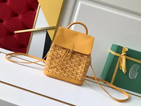 Goyard Alpi Mini Backpack Yellow