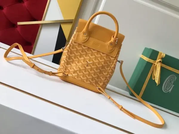 Goyard Alpi Mini Backpack Yellow - Image 6