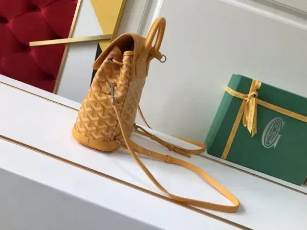 Goyard Alpi Mini Backpack Yellow - Image 7
