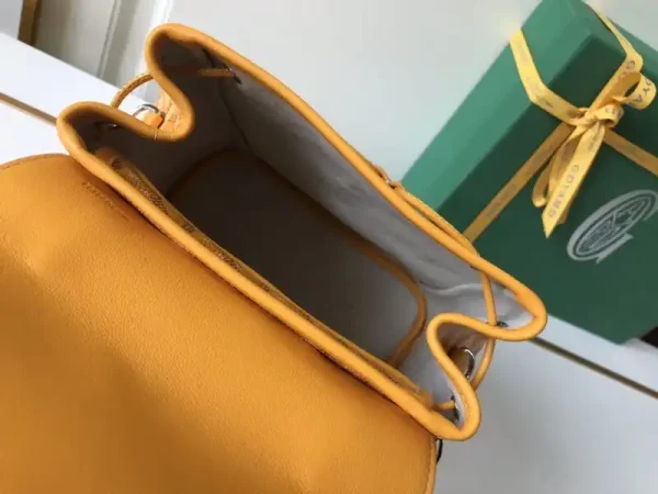 Goyard Alpi Mini Backpack Yellow - Image 8