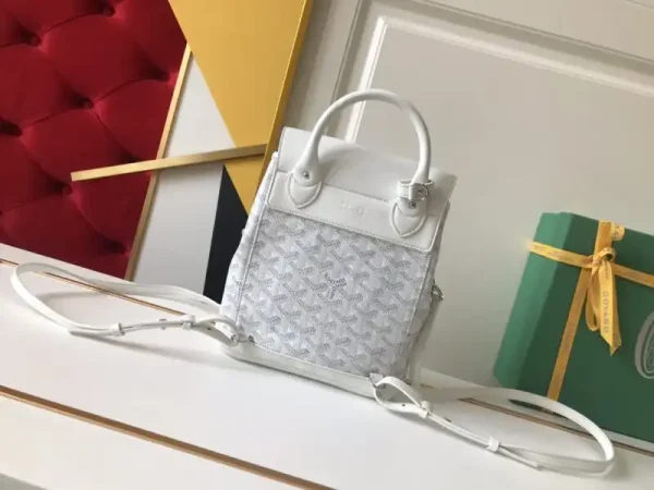 Goyard Alpi Mini Backpack White - Image 2