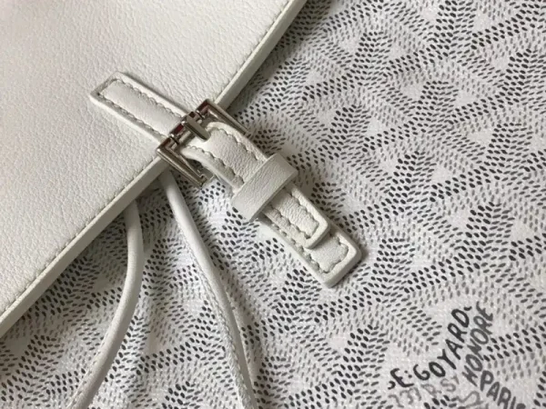Goyard Alpi Mini Backpack White - Image 8