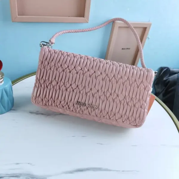 Miu Miu Crystal Handbag Pink - Image 2