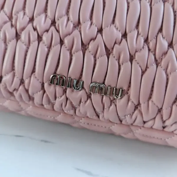 Miu Miu Crystal Handbag Pink - Image 6