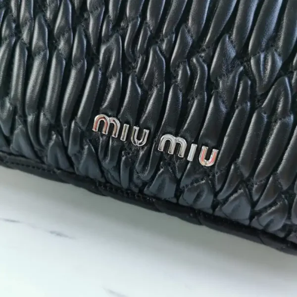 Miu Miu Crystal Handbag Black - Image 6