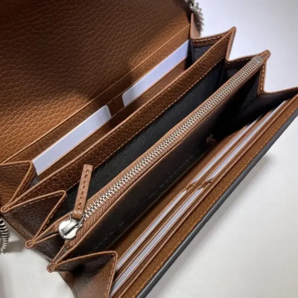 Gucci Dionysus  GG Chain Wallet  Denim Blue - Image 4