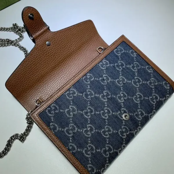 Gucci Dionysus  GG Chain Wallet  Denim Blue - Image 3