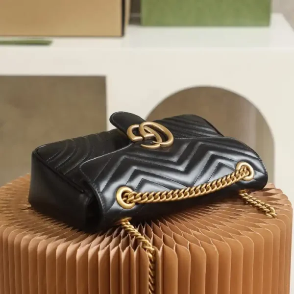 Gucci Marmont  Medium Black - Image 8